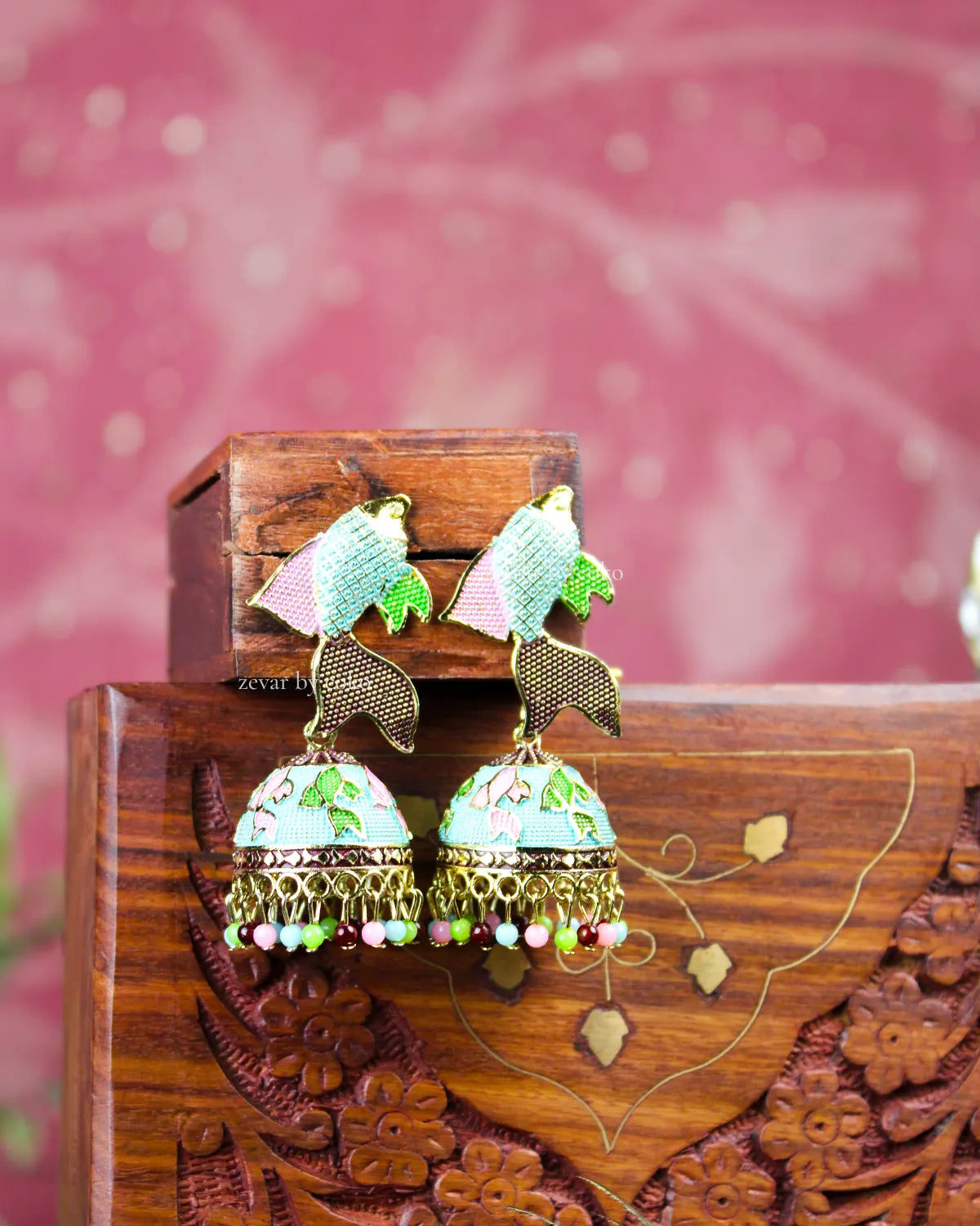 COKO's Chaandbali Jhumka Earrings- Gopini