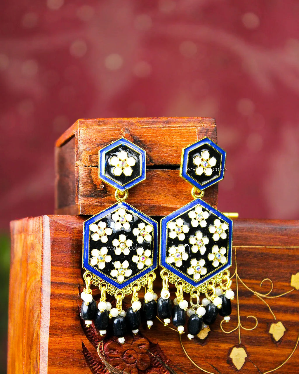COKO's Chaandbali Jhumka Earrings- Ginni