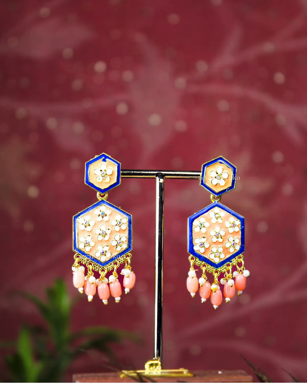 COKO's Chaandbali Jhumka Earrings- Ginni