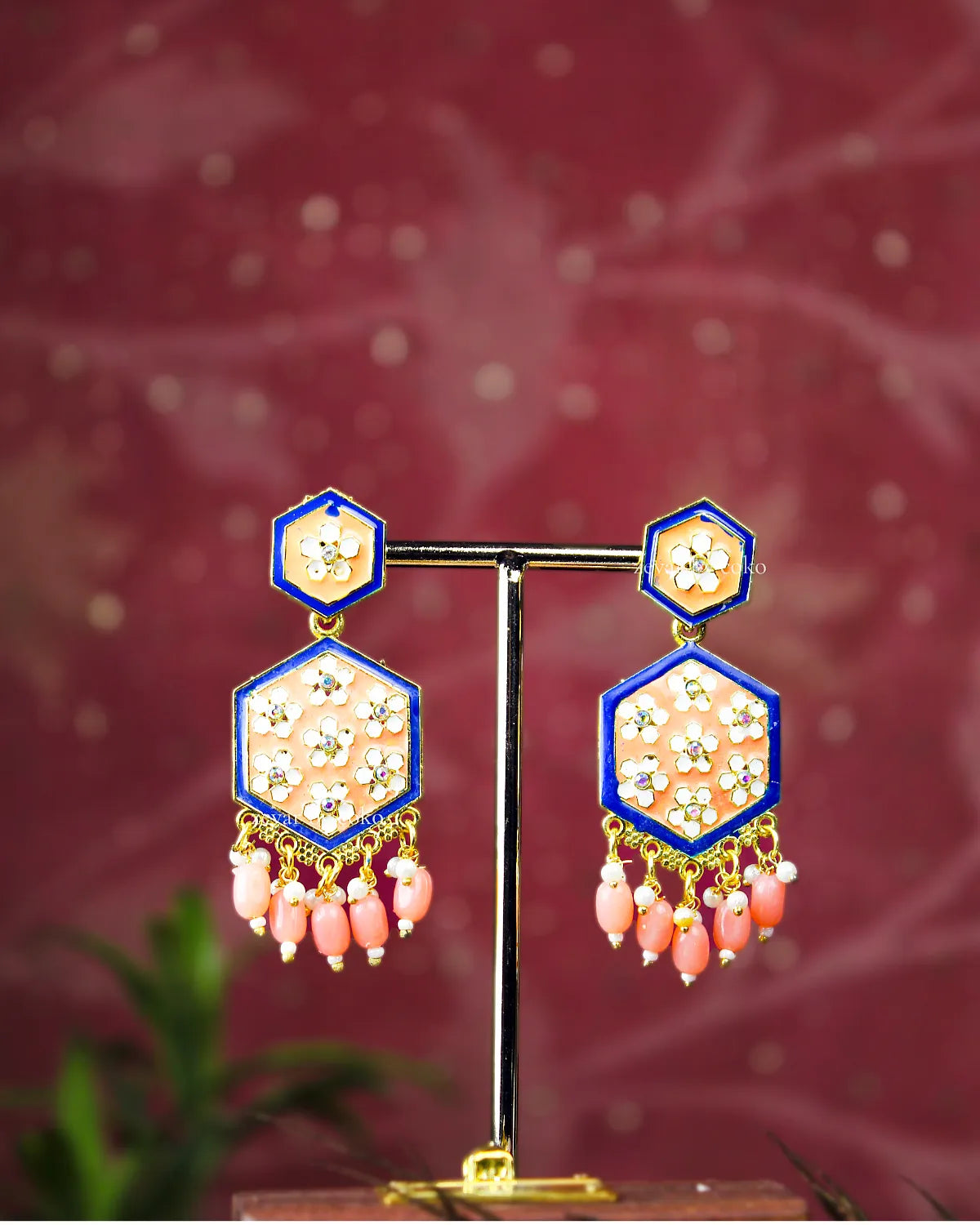 COKO's Chaandbali Jhumka Earrings- Ginni