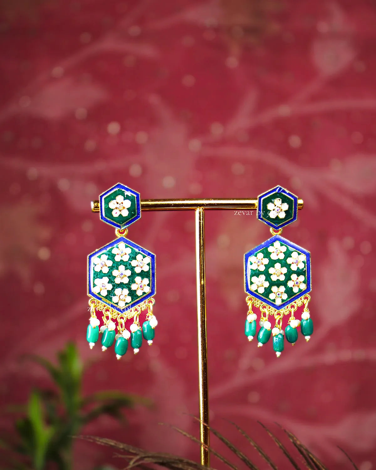 COKO's Chaandbali Jhumka Earrings- Ginni