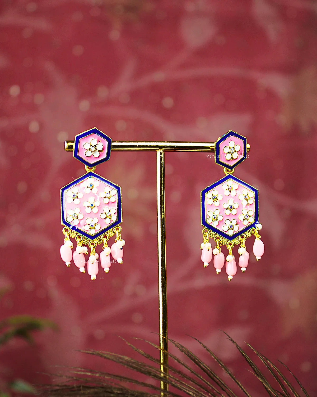 COKO's Chaandbali Jhumka Earrings- Ginni