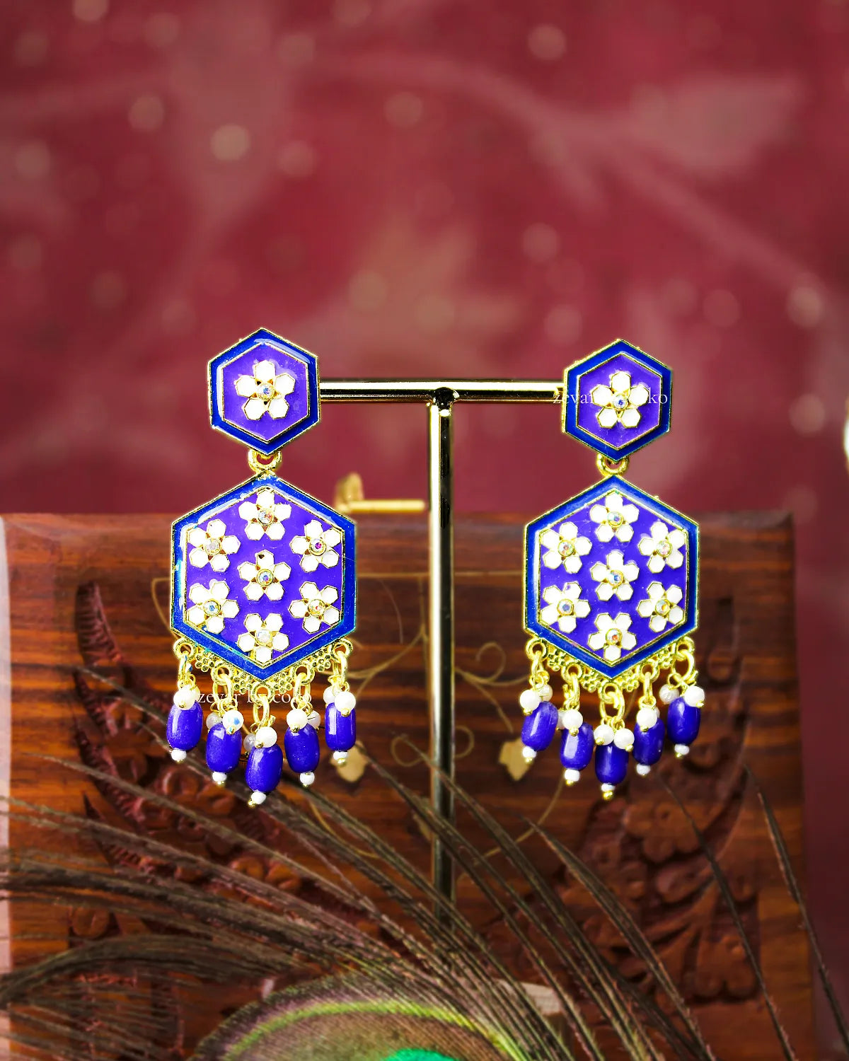 COKO's Chaandbali Jhumka Earrings- Ginni