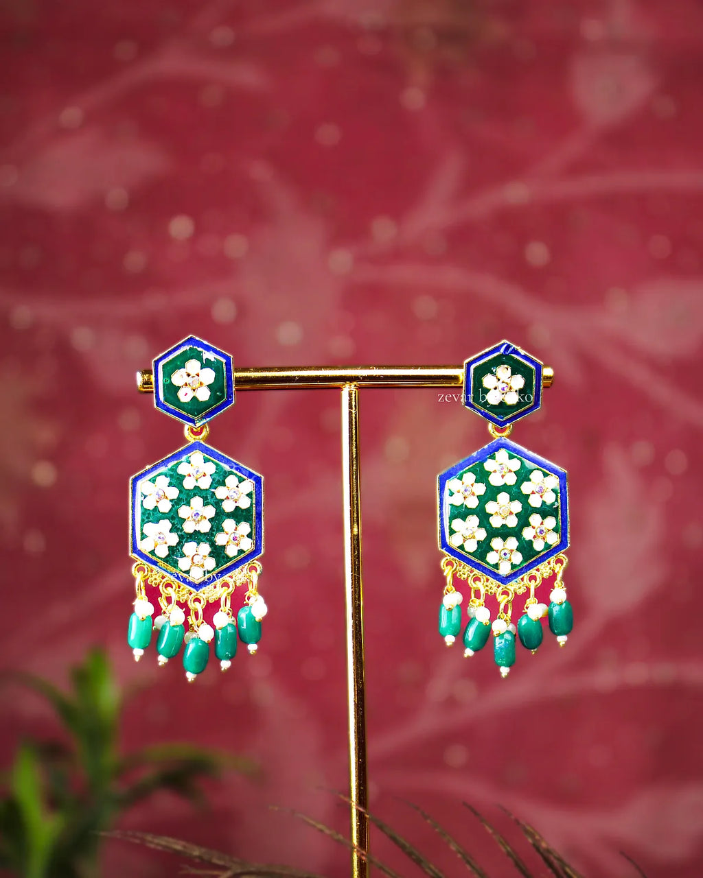 COKO's Chaandbali Jhumka Earrings- Ginni