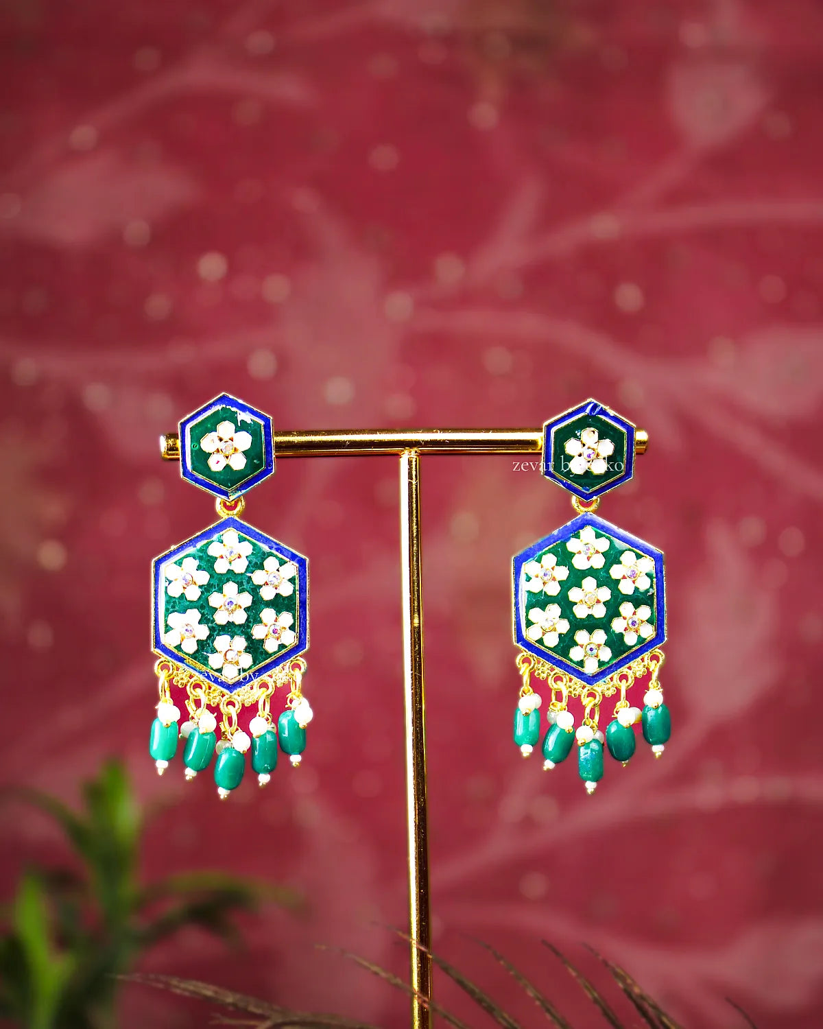 COKO's Chaandbali Jhumka Earrings- Ginni