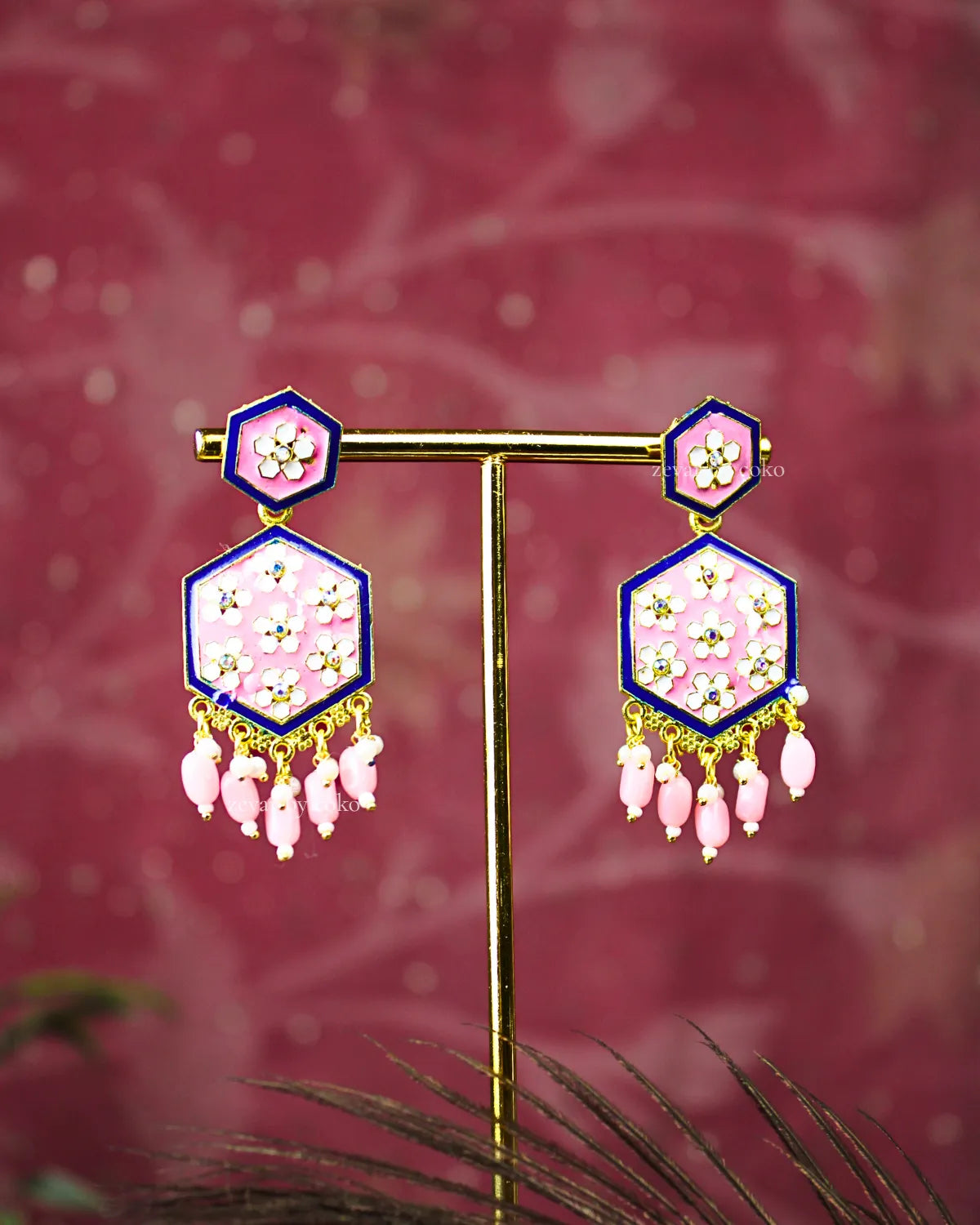 COKO's Chaandbali Jhumka Earrings- Ginni
