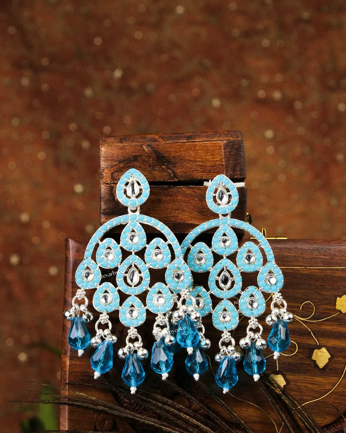 COKO's Chaandbali Jhumka Earrings- Garima