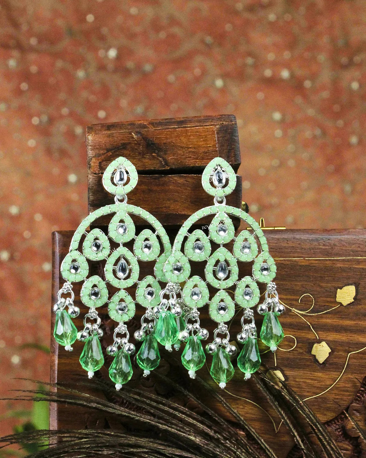COKO's Chaandbali Jhumka Earrings- Garima