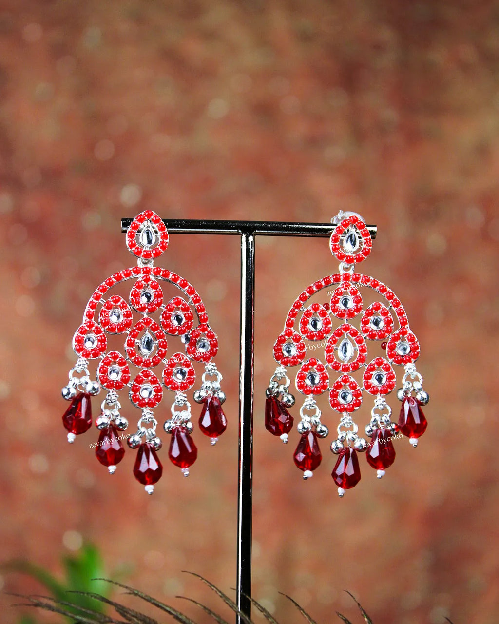 COKO's Chaandbali Jhumka Earrings- Garima