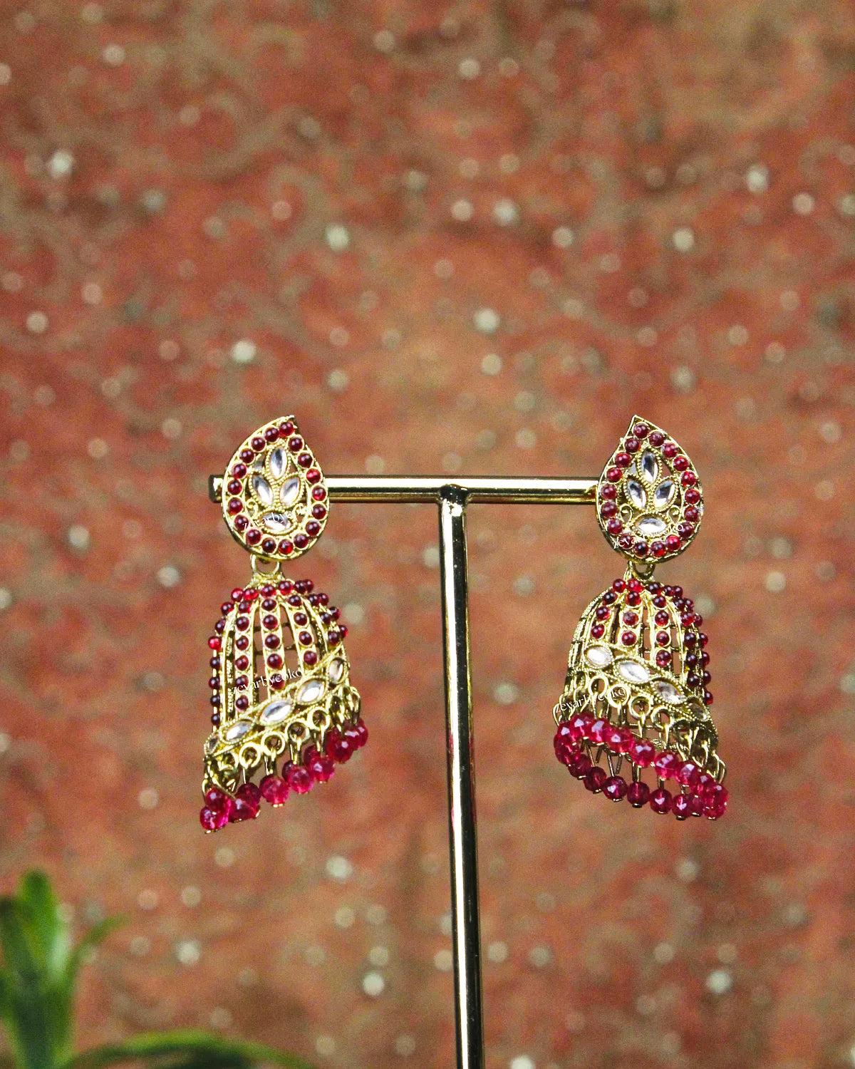 COKO's Chaandbali Jhumka Earrings- Gopi