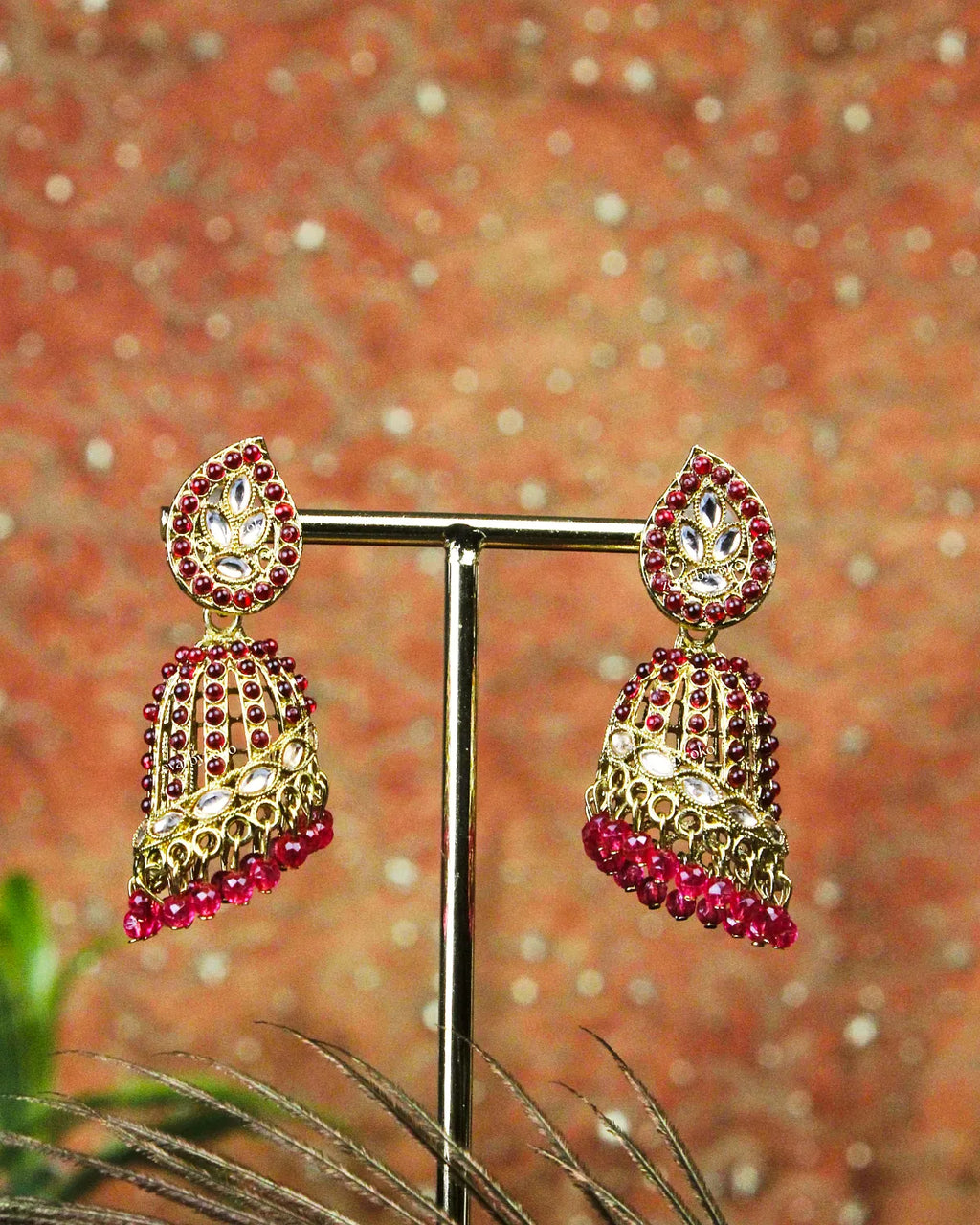 COKO's Chaandbali Jhumka Earrings- Gopi