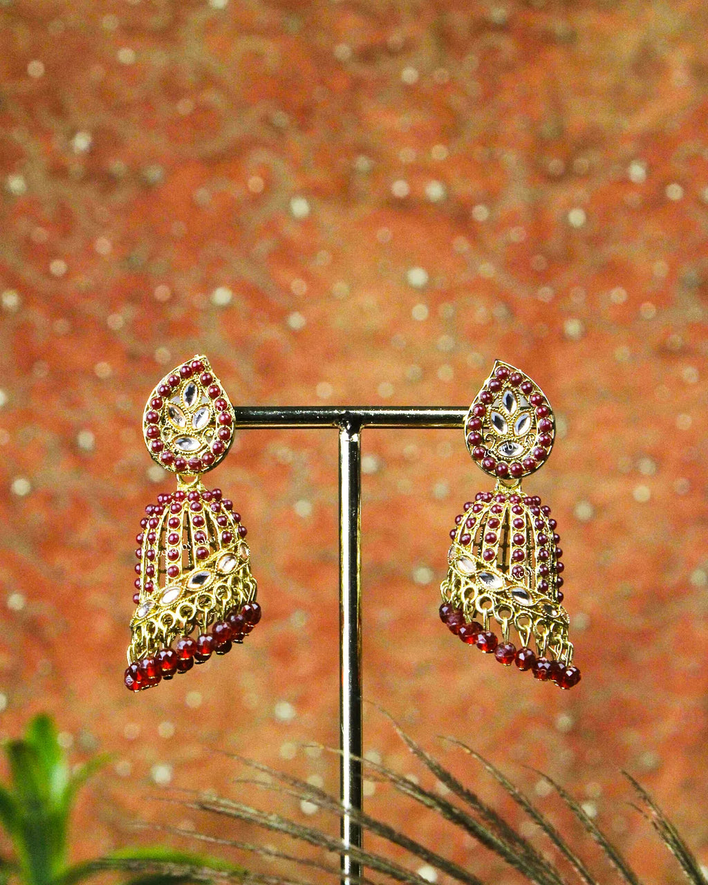 COKO's Chaandbali Jhumka Earrings- Gopi