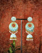 COKO's Chaandbali Jhumka Earrings- Gaurita