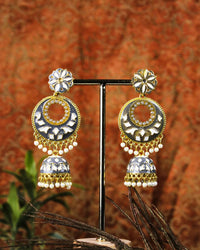 COKO's Chaandbali Jhumka Earrings- Gaurita