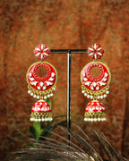 COKO's Chaandbali Jhumka Earrings- Gaurita