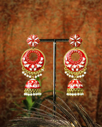 COKO's Chaandbali Jhumka Earrings- Gaurita