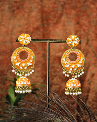 COKO's Chaandbali Jhumka Earrings- Gaurita
