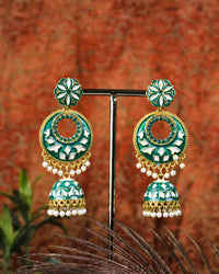 COKO's Chaandbali Jhumka Earrings- Gaurita