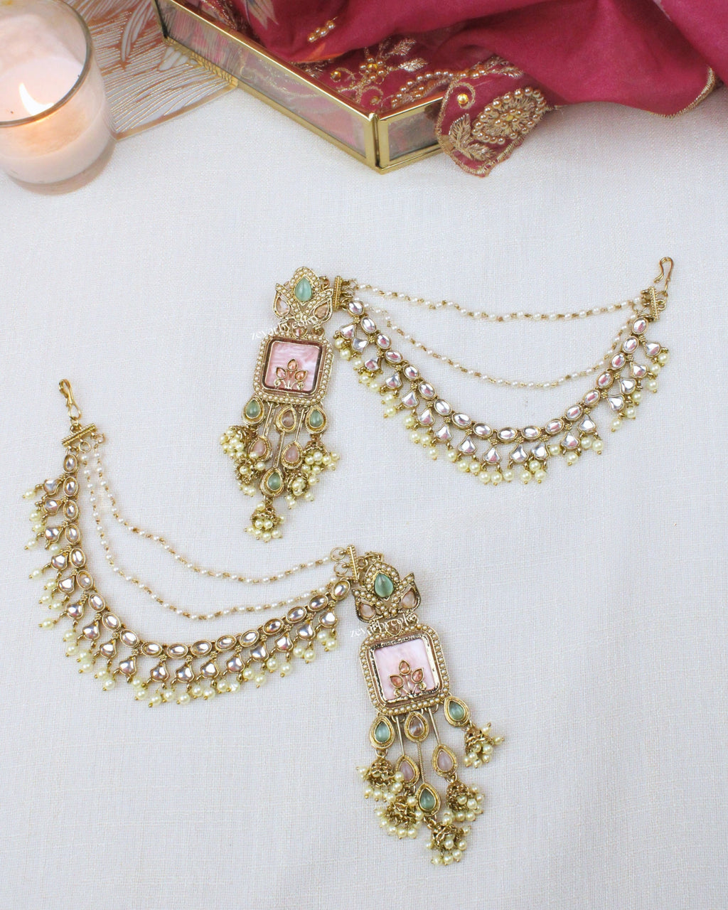 COKO's Kaan Chain Ear Chain (Sahara)- Keya Kaanchain Earrings